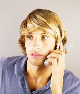 photo of a student talking on the phone